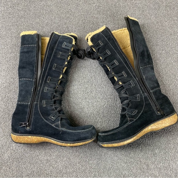 Timberland knee high Sherpa lined suede women's boots Size 7.5. - Picture 7 of 10